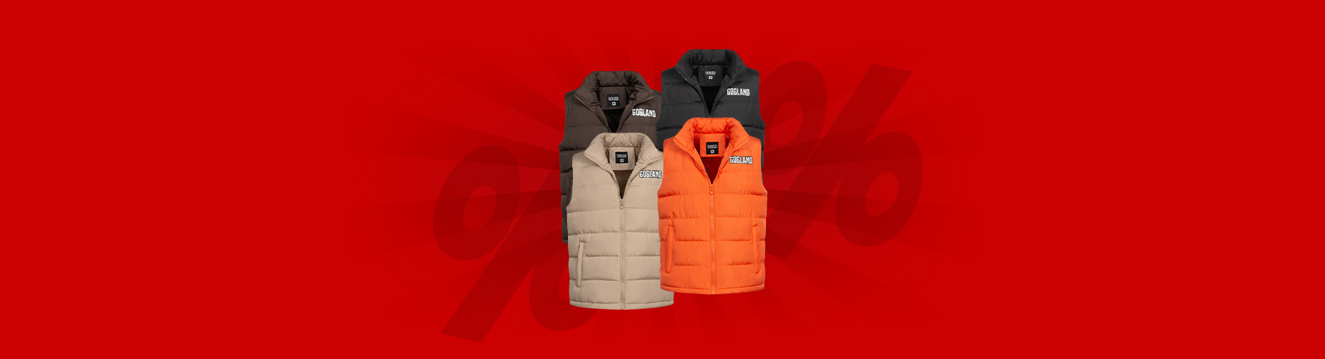 GOGLAND Unisex Quilted Vest solo 2,99 € 