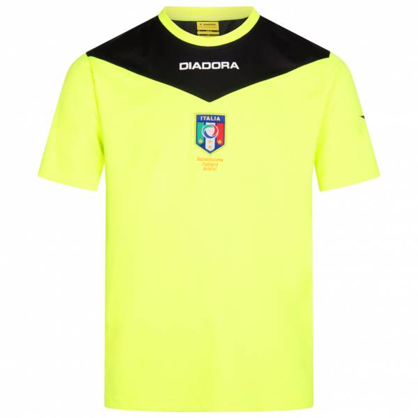 Italie AIA Diadora Hommes Maillot d'arbitre d'entraînement à manches courtes 102.161951-97015
