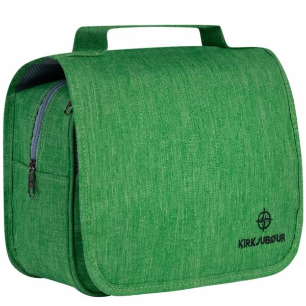 KIRKJUBØUR® &quot;Rejser&quot; Exterior Neceser colgante verde