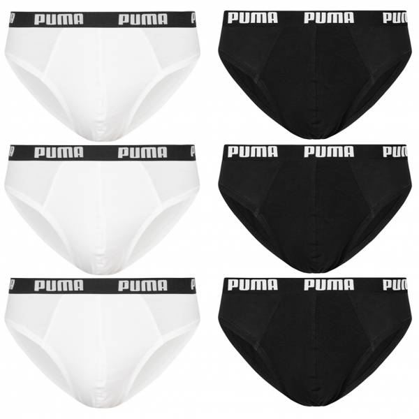 PUMA Basic Brief Hombre Calzoncillos slip Pack de 6 521030001-301