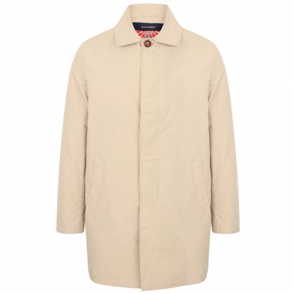 Tokyo Laundry Hallows Collared Trench Coat Herren Jacke 1J10626 Stone