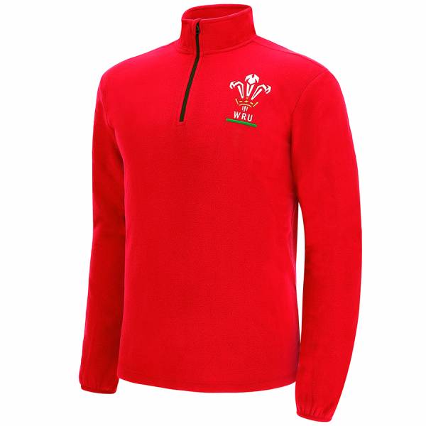 Wales WRU macron Rugby XV Kinder Fleece Sweatshirt 58140006