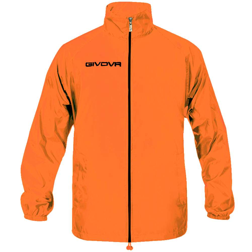 Givova Unisex Rain Basic Regenjacke – Leichte Outdoor-Jacke Mit Kapuze, Verstellbaren Bündchen