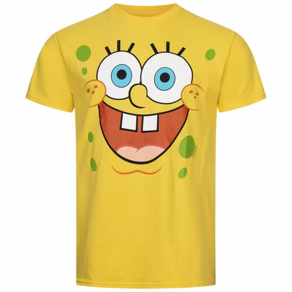 SPONGEBOB SCHWAMMKOPF Goofy Smile Herren T-Shirt PMMTS004YEL