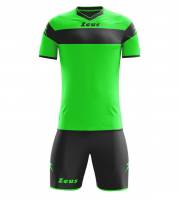 Zeus Kit Apollo Set da calcio + Shorts 2 pezzi verde fluo/nero