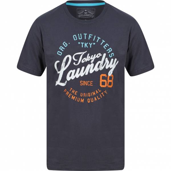 Tokyo Laundry Cohutta Hommes T-shirt 1C18105 Nuits bleues