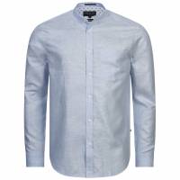 TED BAKER Granan Linen Shirt Heren Hemd met lange mouwen 270584-LT-BLAUW
