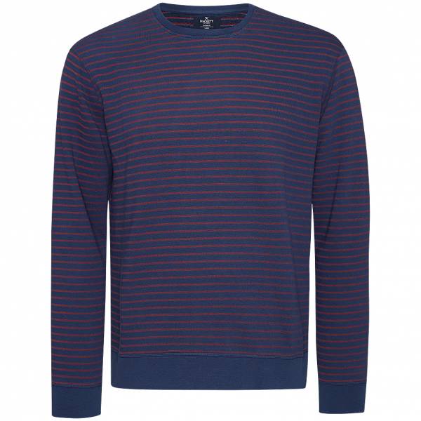 Hackett London Fine Stripe Crew Herren Sweatshirt HM580630-5DC