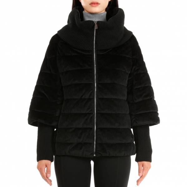 19V69 Versace 1969 Femmes Veste d'hiver à manches 3/4 0071NERO