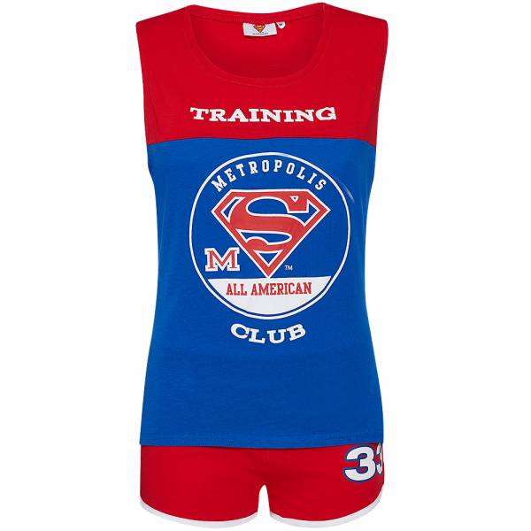 Superman DC Comics Femmes Pyjama ET3627-bleu