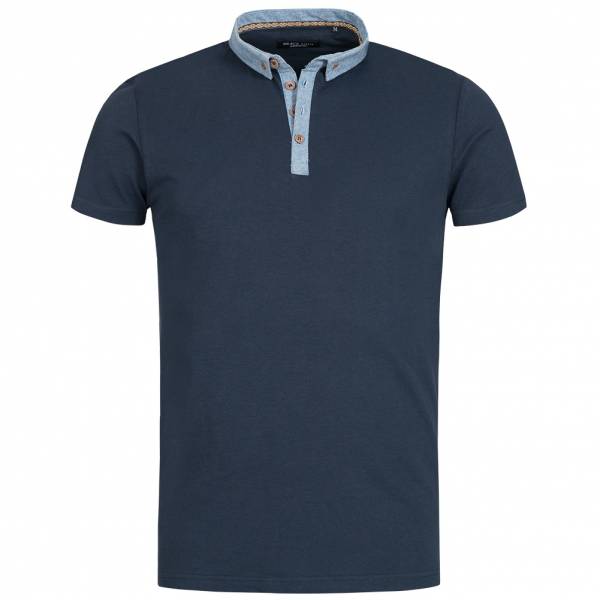 BRAVE SOUL Chimera Uomo Denim Chambray Polo MTS-69CHIMERAH Navy