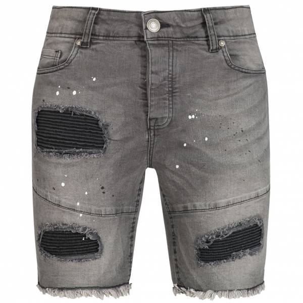 white ripped shorts mens