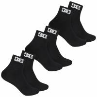 DC Shoes Quarter Unisex Skarpety 3 pary czarny DC-22 KWARTAŁ