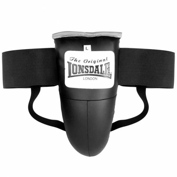 Lonsdale boxing leather groin guard