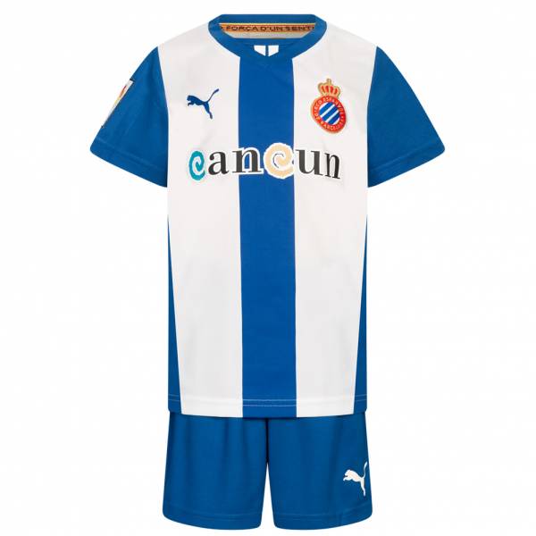 RCD Espanyol de Barcelona PUMA Kids Home Football Kit 743875-01