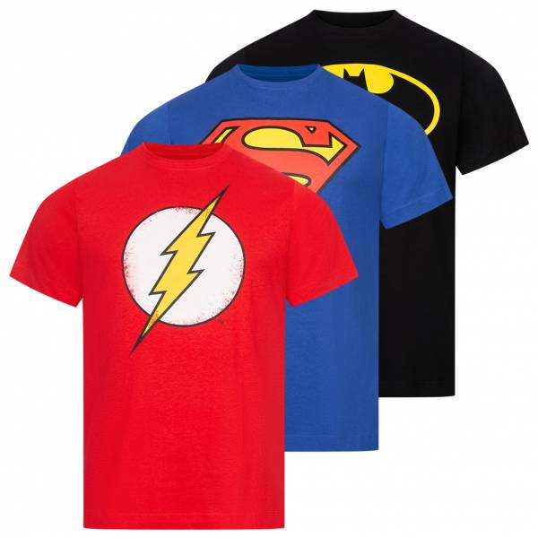 DC COMICS Superbohaterowie Mężczyźni T-shirt 3-pak GBMTS233MUL