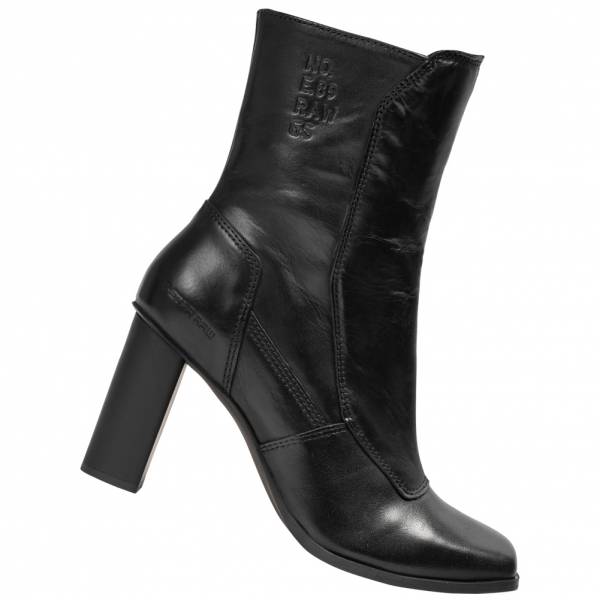 G-STAR RAW MEMULA High Zip Femmes Bottes en cuir 2211 039801 NOIR