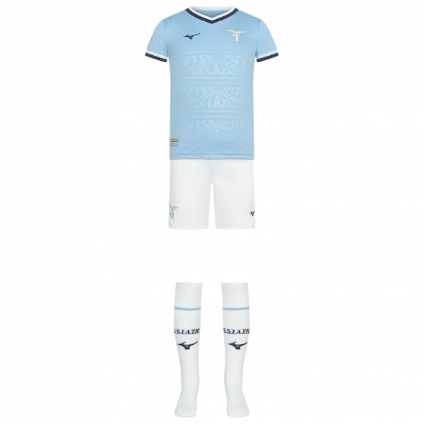 S.S. Lazio Mizuno Bambini Divisa da calcio per il gioco in casa P2GGBV01-04