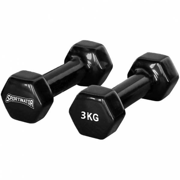 SPORTINATOR Haltère de 3 kg Set de 2