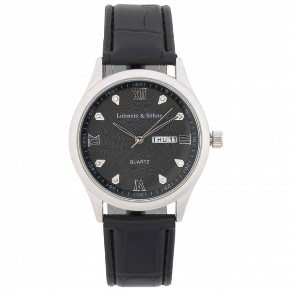 Lobstein &amp; Söhne ® &quot;Augustus&quot; Reloj negro