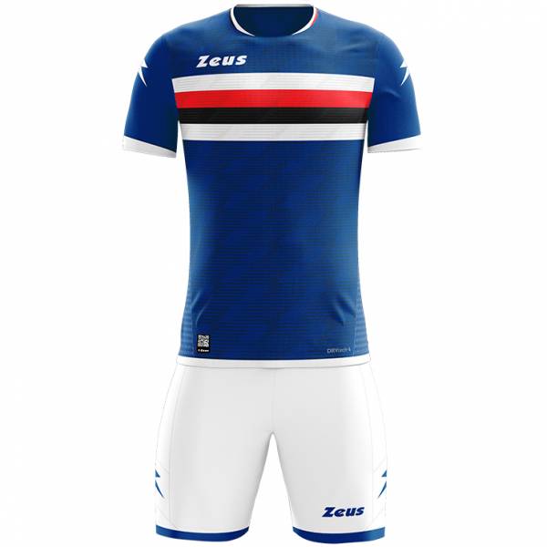 Zeus Icon Teamwear Set Jersey with Shorts royal blue white
