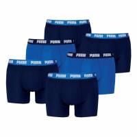 PUMA Boxer Hombre Calzoncillos bóxer Pack de 6 Azul verdadero 100003547-4109-030-6