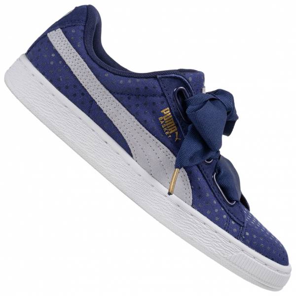 Puma Basket Heart Denim Dames Sneakers 363371-01