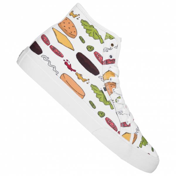 DC Shoes x Bob's Burgers Manual HI Herren Skateboarding Sneaker ADYS300669-MLT