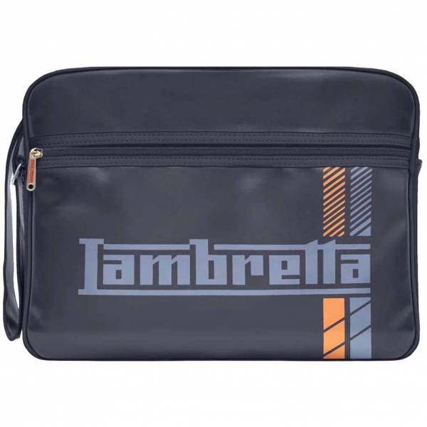 Lambretta Racing Stripe Flight Bag Umhängetasche T20076-BLK