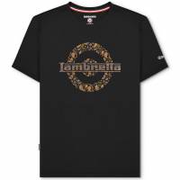 Lambretta Paisley Logo Mężczyźni T-shirt SS1011-CZARNY