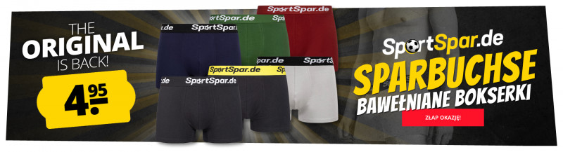 SportSpar.de SPARBUCHSE  4,95 Zł