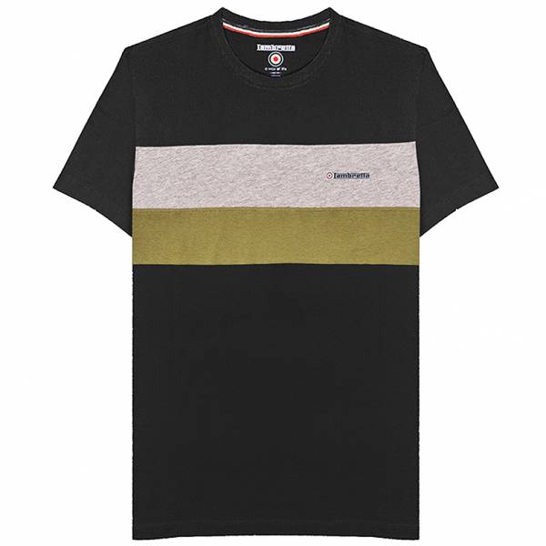 Lambretta Pannelled Tee Men T-shirt SS9036-BLK