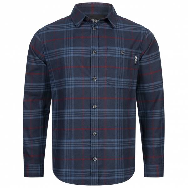 Jack Wolfskin Cabin View Heren Flanel Hemd met lange mouwen 1403581-7881