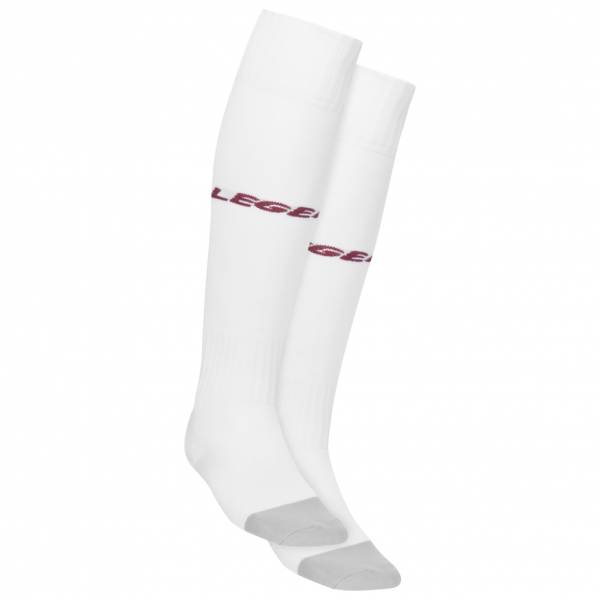 AS Livourne Legea Hommes Chaussettes blanc LIVC350 Blanc