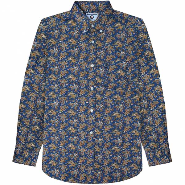 Image of Lambretta Paisley Uomo Camicia a maniche lunghe RWIS1381