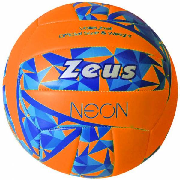 Zeus Ballon de volley-ball de plage orange fluo