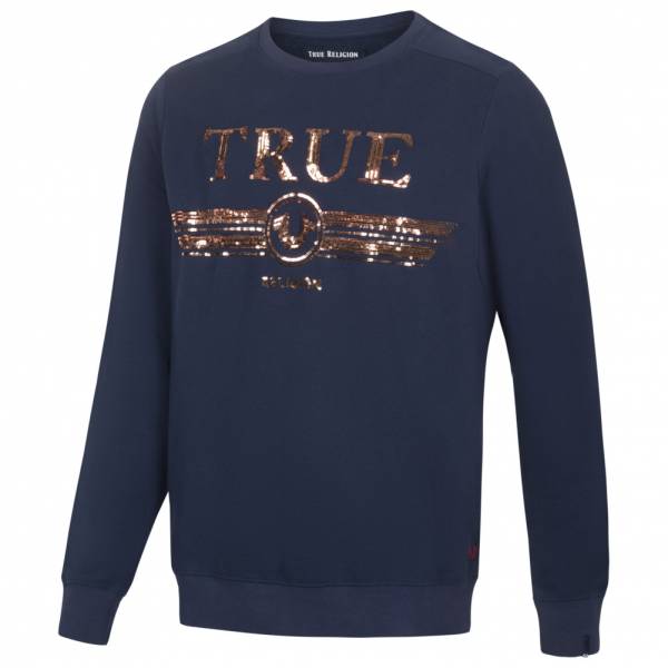 True Religion Trucci Sequin Crew Hommes Sweat-shirt M19HF28N7G-3921