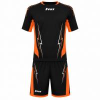 Zeus Kit Volley Tuono Uomo Herren Trikot + Shorts nero/arancio