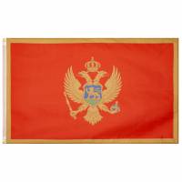 Montenegro Flagge MUWO 