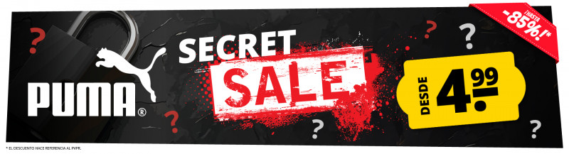 PUMA SECRET SALE desde 4,99 €
