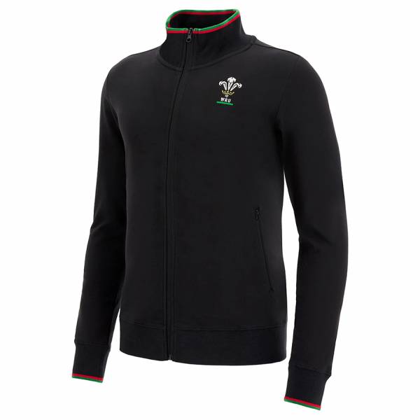 Wales WRU macron Rugby XV Mężczyźni Bluza z zamkiem 58195712