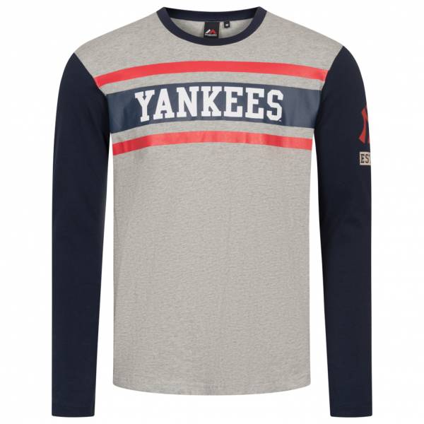 Yankees de New York Majestic Fasola Lightweight Hommes Haut à manches longues MNY5011E2