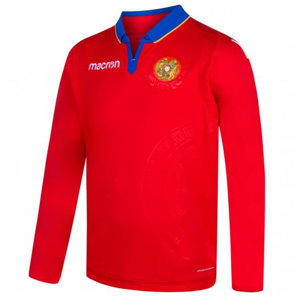 Armenien macron Herren Heim Langarm Trikot 58024477