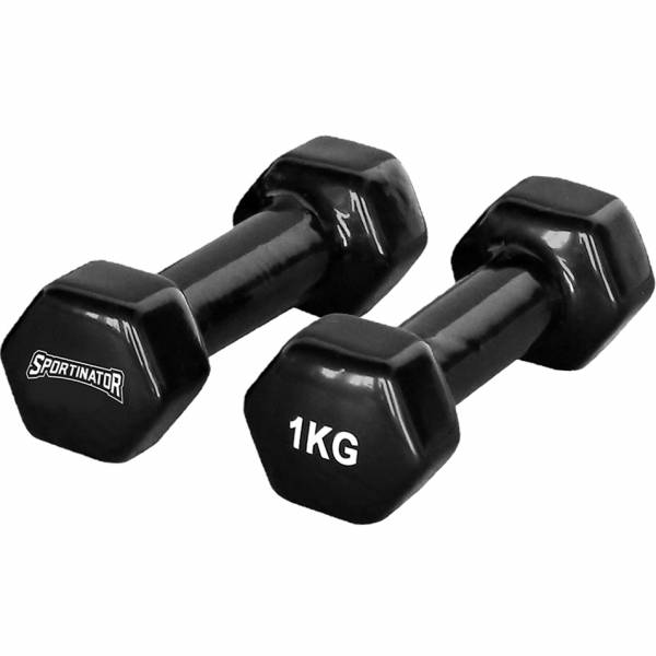 SPORTINATOR 1 kg dumbbell Set of 2