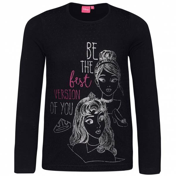 Disney Princess Fille Haut à manches longues RH1409-noir