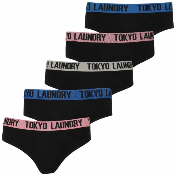 Tokyo Laundry Camilla Damen 5er-Pack Slip Unterwäsche 3P11635