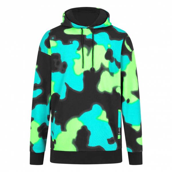 Mercedes AMG Petronas Formel 1 Spray Camo Hombre Sudadera con capucha 701227153-001