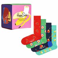Happy Socks Food For Thought Geschenkset Socken 4 Paar XFFT09-0200