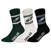 Philadelphia Eagles NFL Unisex Crew Socken 3 Paar 22270001-3599