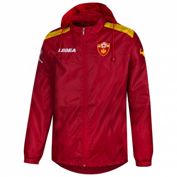 Monténégro Legea Hommes Veste de pluie 6827 Rouge